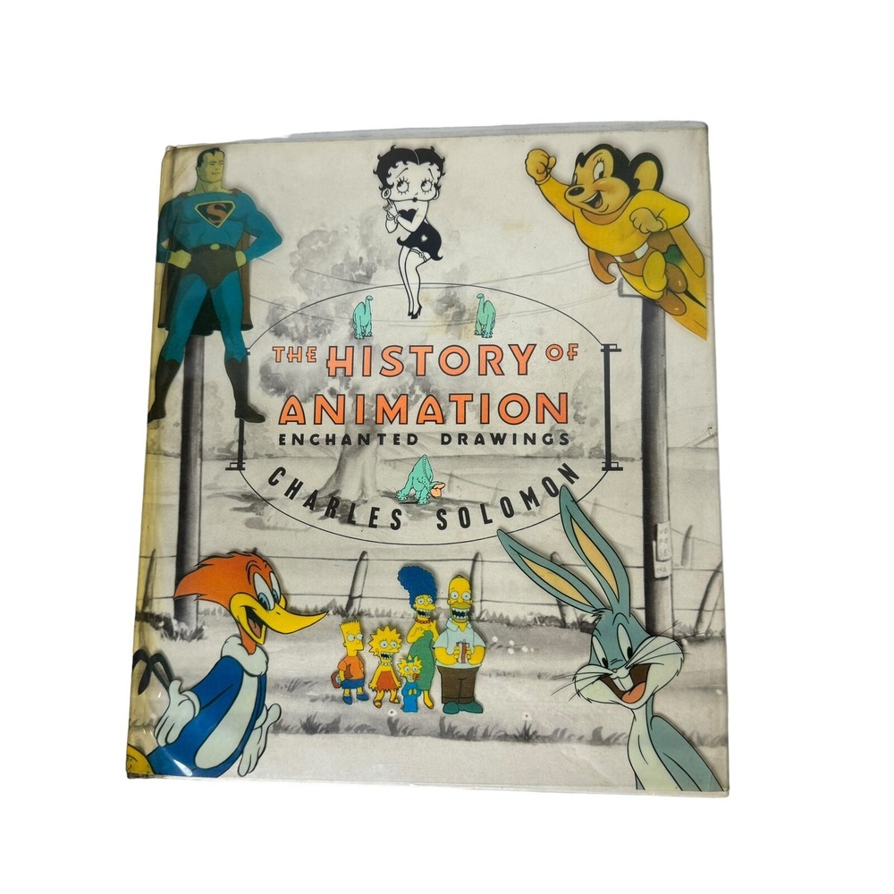 1989 1st Ed "THE HISTORY OF ANIMATION: ENCHANTED DRAWINGS" by Charles Solomon